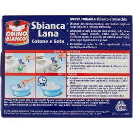 Omino Bianco, Sbianca lana cotone e seta, 100 g