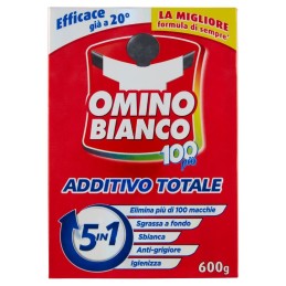 Omino Bianco, 100 più Additivo Totale 5 in 1, 600 g