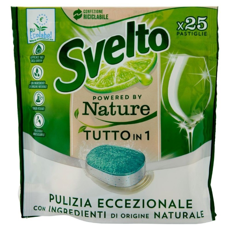 Svelto, Powered by Nature Tutto in 1 25 pastiglie, 438 g