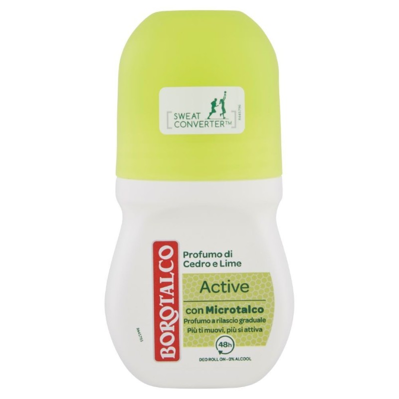 poudre de talc, Active cédrat et citron vert