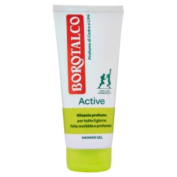 Borotalco, Active shower gel profumo di cedro e lime, 200 ml