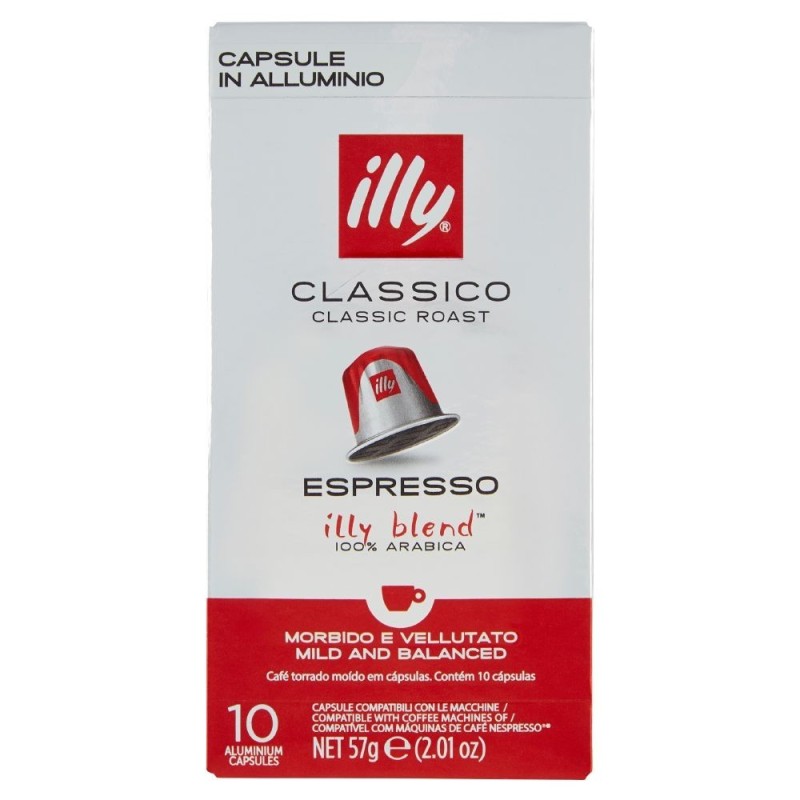 Illy, Classico Espresso, 10 gélules, 57 g