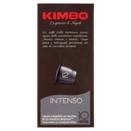 Kimbo, Espresso Intense, 10 capsules, 55 g