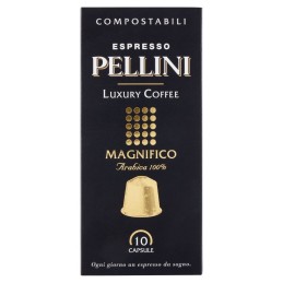 Pellini, Café de Luxe Magnifico 100% Arabica, 10 capsules, 50 g