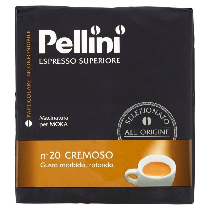 Pellini, Espresso Superiore n ° 20 cremoso, 2x250 g