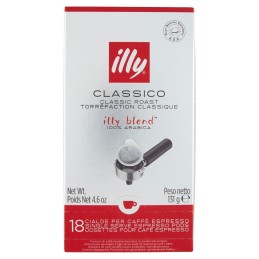 Illy, Blend Espresso, 18 Pads, 131 g