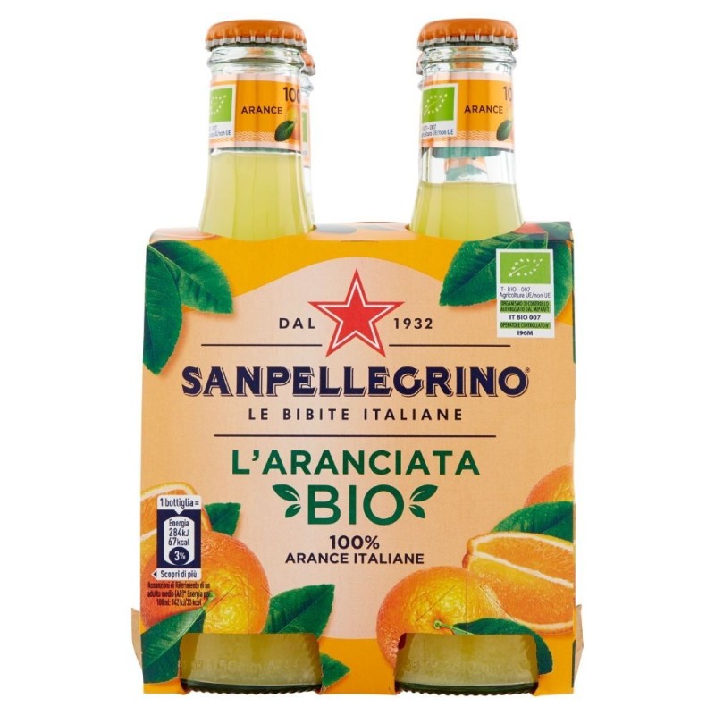 Sanpellegrino, Bio-Orange, 4x20 cl