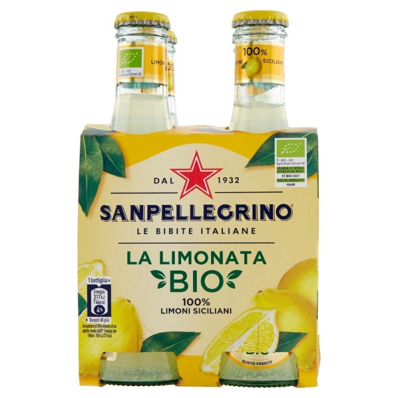 Sanpellegrino, Bio-Limonade, 4x20 cl