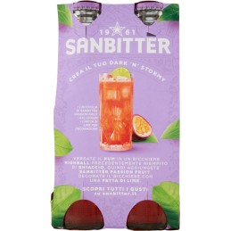 Sanbittèr, Aperitivo sin alcohol de Maracuyá, 4x20 cl