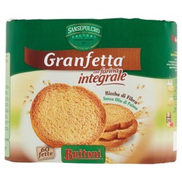 Buitoni, Sansepolcro Factory Granfetta con harina integral, 60 bizcochos, 450 g