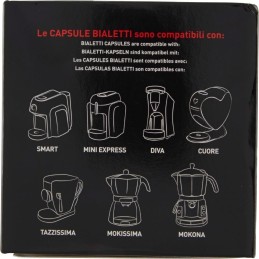 Bialetti, I Caffè d'Italia Roma Intensiver Geschmack, 16 Kapseln, 112 g