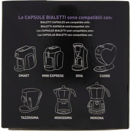 Bialetti, I Caffè d'Italia Milano sabor suave, 16 cápsulas, 112 g