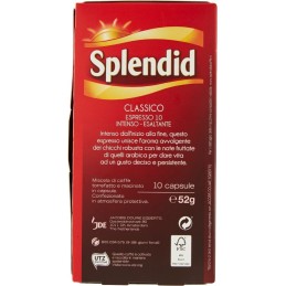 Splendide, Classico Espresso, 10 gélules, 52 g