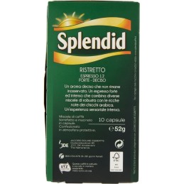 Splendid, Ristretto Espresso, 10 capsules, 52 g