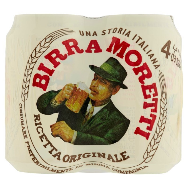 Moretti, beer, 4x33 cl