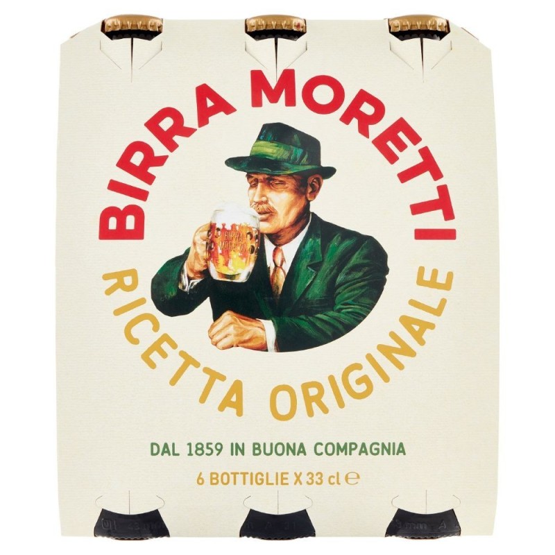 Moretti, Original Beer Recipe, 6x33 cl