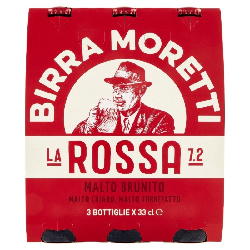 Moretti, La bière rousse, 3x33 cl