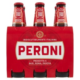 Peroni, bière, 6x33 cl