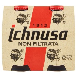 Ichnusa, unfiltered beer, 4x20 cl