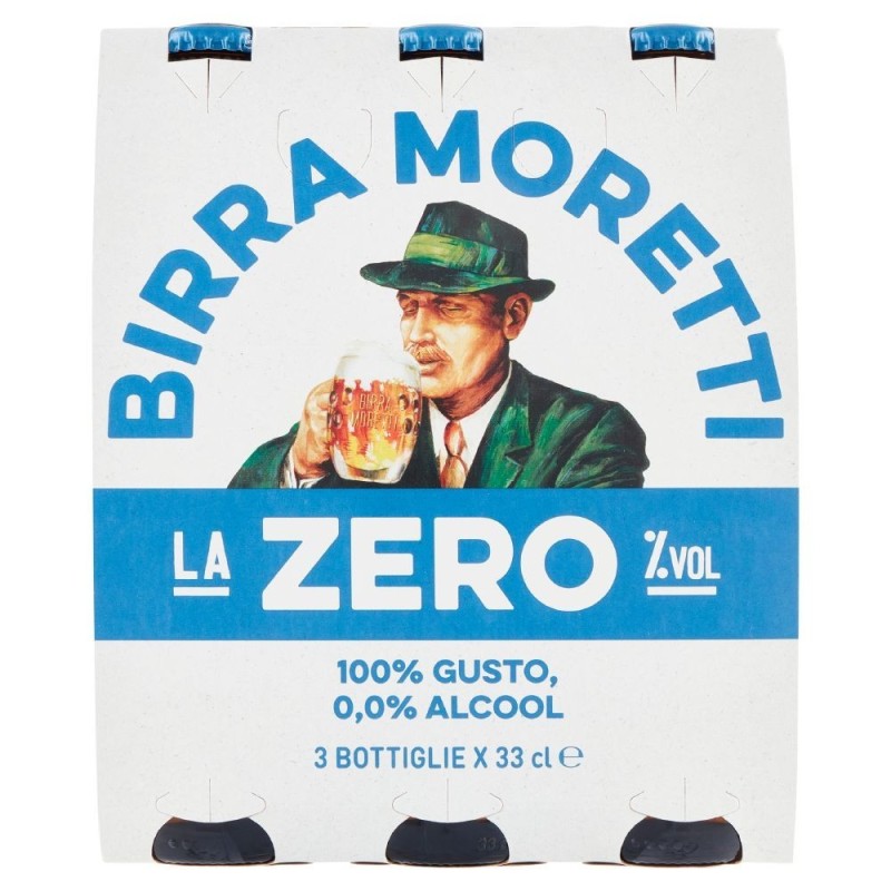 Moretti, Zero Bier, 3x33 cl