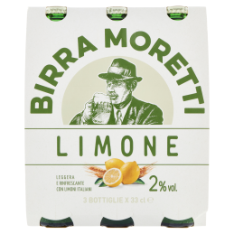 Moretti, Lemon beer, 3x33 cl