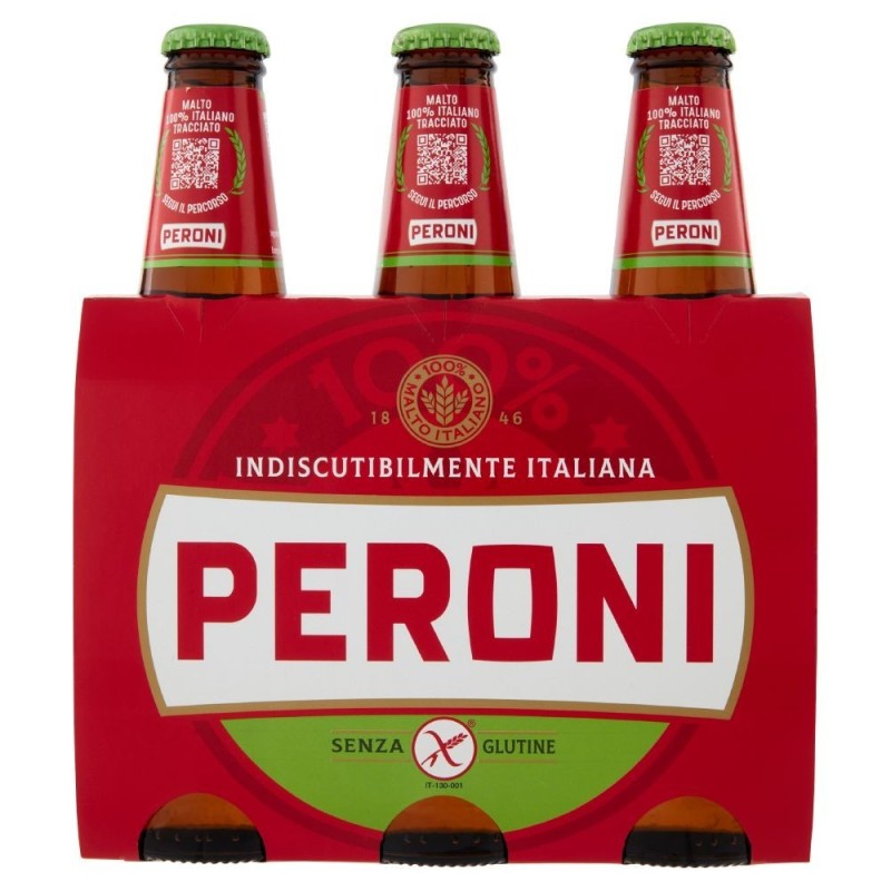 Peroni, senza glutine birra, 3x33 cl