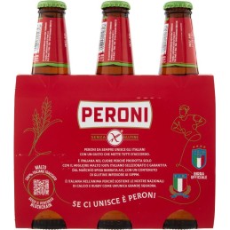 Peroni, bière sans gluten, 3x33 cl