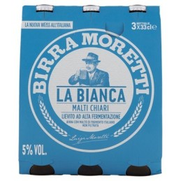 Moretti, La Bianca birra, 3x33 cl