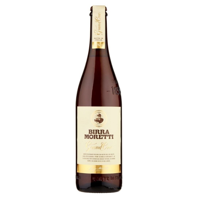 Moretti, cerveza Grand Cru, 75 cl