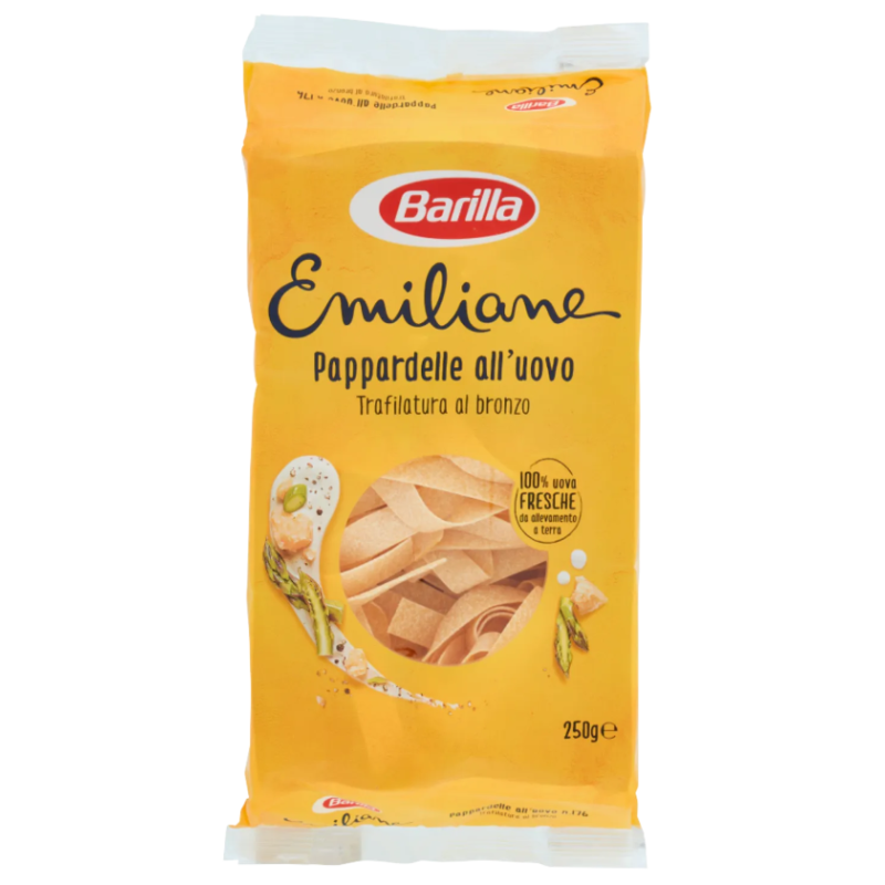 Barilla Emilian PAPPARDELLE at the egg 250g - Buy it on SaeItalianfood.com