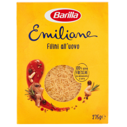 Barilla Emiliane Filini all'uovo 275g - acquistalo su SAEITALIANFOOD.COM