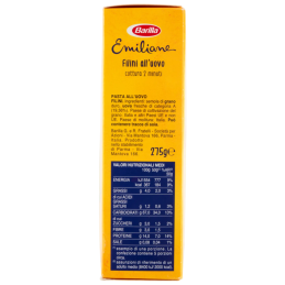 Barilla Emiliane Filini all'uovo 275g - acquistalo su SAEITALIANFOOD.COM