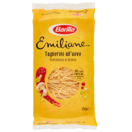 Barilla Emiliane Pasta all'uovo Taglierini all'uovo 250g - acquistalo su SAEITALIANFOOD.COM