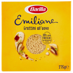 Barilla Emiliane Pasta all'uovo Grattini all'uovo 275g - acquistalo su SAEITALIANFOOD.COM