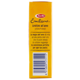 Barilla Emiliane Pasta all'uovo Grattini all'uovo 275g - acquistalo su SAEITALIANFOOD.COM