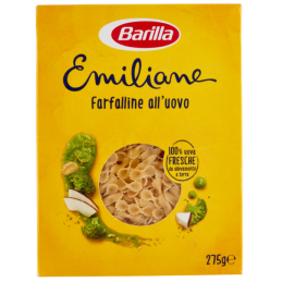 Barilla Emilian Egg Pasta Butterflical Pasta 275G - Cómpralo en SaeitalianFood.com