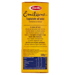 Barilla Emilian Egg Pasta Egg Tagliatelle 500G - Cómpralo en saeitalianfood.com