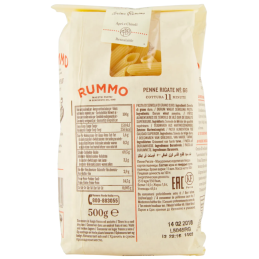 Rummo Penne Rigate N ° 66 500 G - Achetez-le sur saealianfood.com