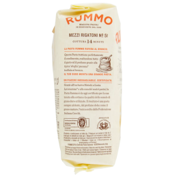 Rumo Rigatoni Vehicles N ° 51 500 G - Cómpralo en saeitalianfood.com