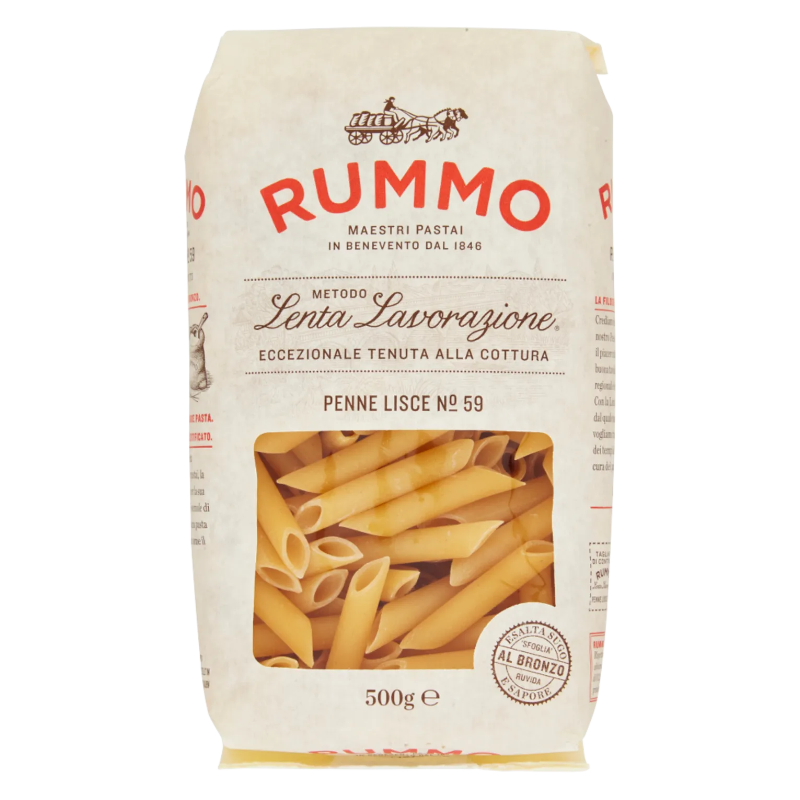 Rummo Penne Smooth N ° 59 500 G - Cómpralo en SaeitalianFood.com