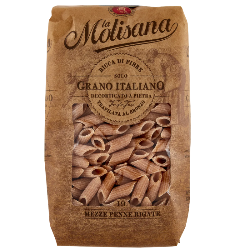 The whole Molisana 19 Mezze Penne Rigate 500 g - Buy it on SaeItalianfood.com