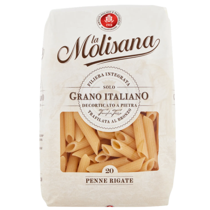 La Molisana 20 Penne Rigate 500 g - Kaufen Sie es auf saeistianfood.com