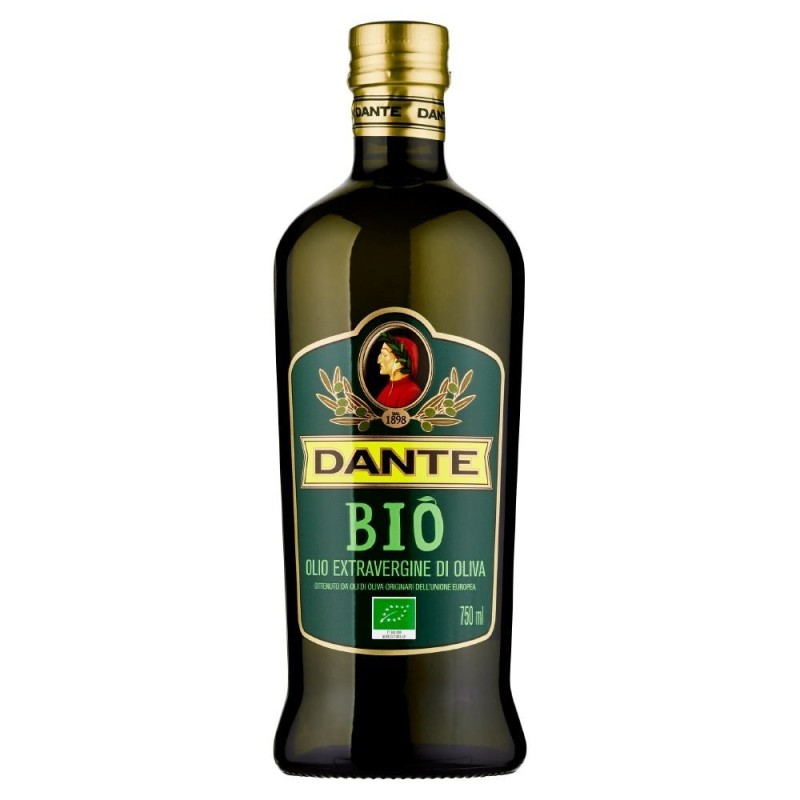 Dante, aceite de oliva virgen extra Bio, 750 ml