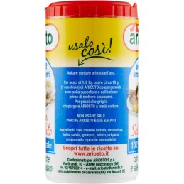 Ariosto, seasoning for roasted and grilled fish with iodized salt, 100 g