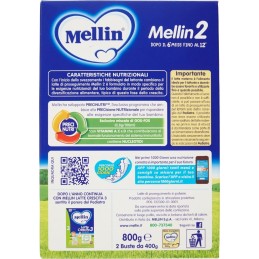 Mellin, Milch 2 Pulver, 800 g