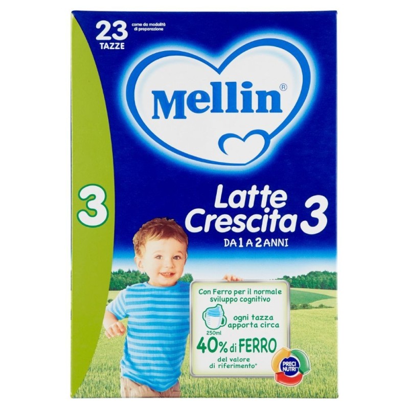 Mellin, Latte 3 in polvere, 800 g