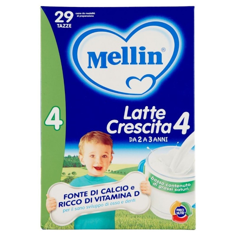 Mellin, 4 Leche de crecimiento en polvo, 800 g