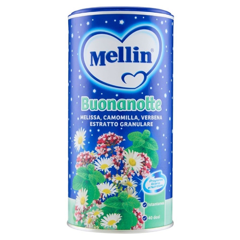 Mellin, Buonanotte estratto granulare melissa camomilla verbena, 200 g