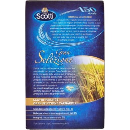 Rice Scotti, arroz carnaroli superfino, 1 kg