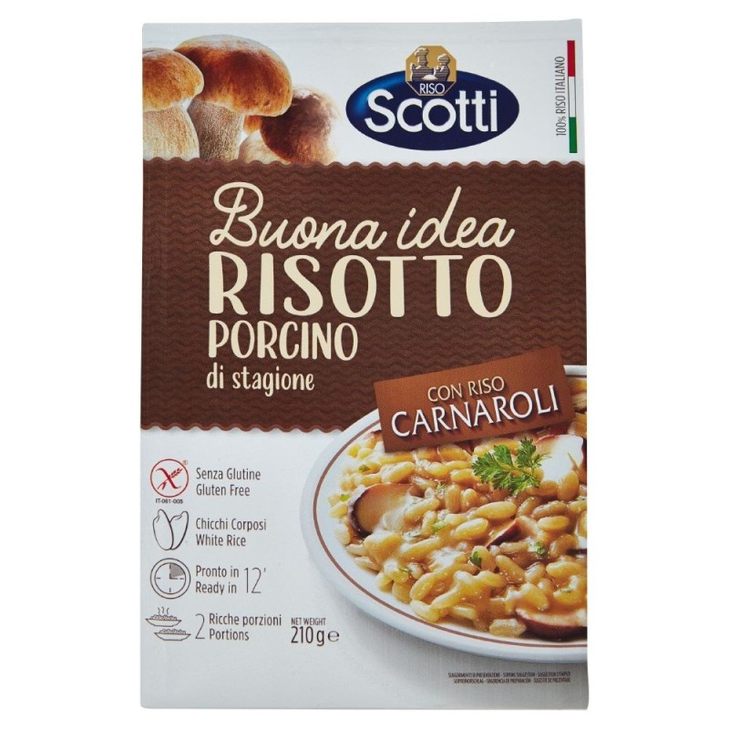 Scotti rice, porcini risotto, 210 g